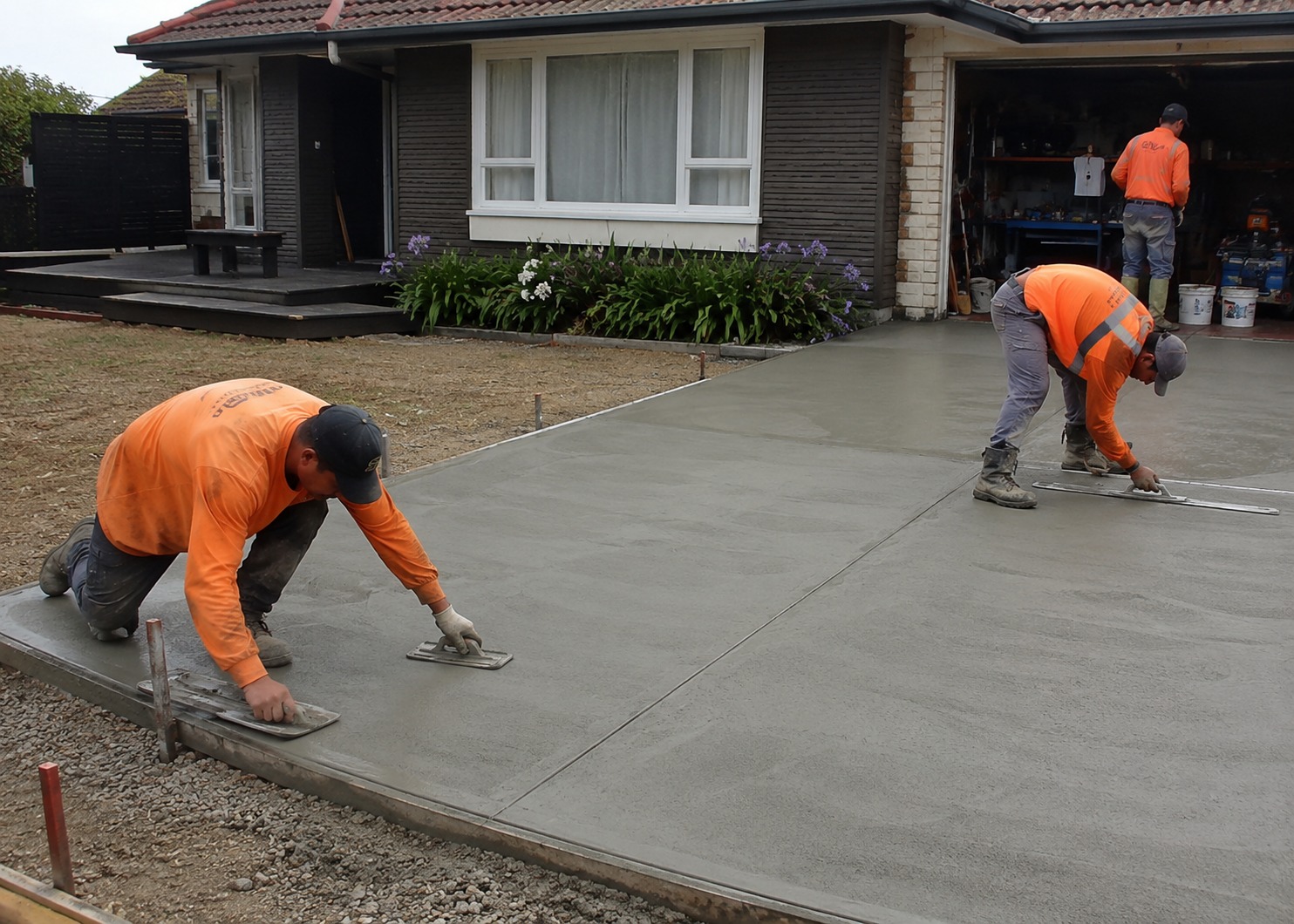 Concrete driveways in Auckland